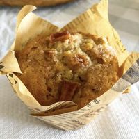Vegan apple muffin  at Drifting Grounds in Ocean View