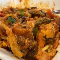 Vegetable jalfrezi at Woodlands in Gaithersburg