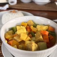 Veg Tempe&Tofu Curry   at Wayan's Warung in Ubud