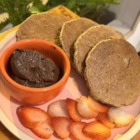 Banana pancake  at iVegan Supershop Westlake Hanoi - Healthy Plant Based Cafe in Hanoi