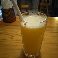 Pineapple juice at iVegan Supershop Westlake Hanoi - Healthy Plant Based Cafe in Hanoi