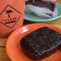 Brownie was delicious, as was the red velvet cake!  at iVegan Supershop Westlake Hanoi - Healthy Plant Based Cafe in Hanoi