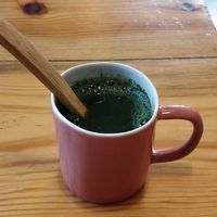 Wheatgrass shot at iVegan Supershop Westlake Hanoi - Healthy Plant Based Cafe in Hanoi