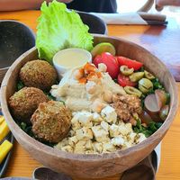 Falafel Bowl. Its soooooooooo big for me at iVegan Supershop Westlake Hanoi - Healthy Plant Based Cafe in Hanoi
