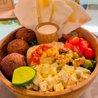 Falafel bowl (120k) at iVegan Supershop Westlake Hanoi - Healthy Plant Based Cafe in Hanoi