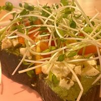Pesto toast at iVegan Supershop Westlake Hanoi - Healthy Plant Based Cafe in Hanoi