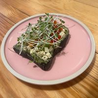 sourdough charcoal bread at iVegan Supershop Westlake Hanoi - Healthy Plant Based Cafe in Hanoi