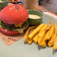 vegan meat burger at iVegan Supershop Westlake Hanoi - Healthy Plant Based Cafe in Hanoi