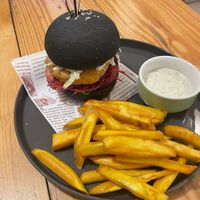Vegan Katsu burger at iVegan Supershop Westlake Hanoi - Healthy Plant Based Cafe in Hanoi