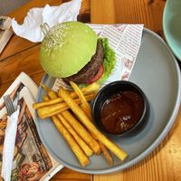 Hawaiian burger  at iVegan Supershop Westlake Hanoi - Healthy Plant Based Cafe in Hanoi
