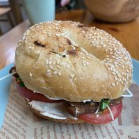 Tempeh bagel   at iVegan Supershop Westlake Hanoi - Healthy Plant Based Cafe in Hanoi