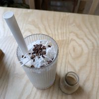 Ice Blended Coconut Coffee at iVegan Supershop Westlake Hanoi - Healthy Plant Based Cafe in Hanoi