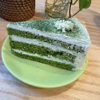 Matcha cake   at iVegan Supershop Westlake Hanoi - Healthy Plant Based Cafe in Hanoi