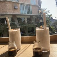 Coconut coffee  at iVegan Supershop Westlake Hanoi - Healthy Plant Based Cafe in Hanoi