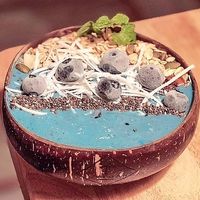 iVegan Bowl - Blue Spirulina at iVegan Supershop Westlake Hanoi - Healthy Plant Based Cafe in Hanoi