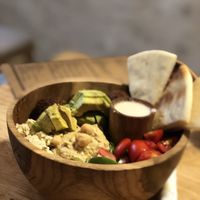 falafel bowl at iVegan Supershop Westlake Hanoi - Healthy Plant Based Cafe in Hanoi