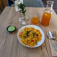 Vegan paella at Kulinario at Kulinario Herrenstraße in Linz