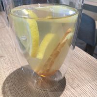 Echt frischer Ingwer-Zitronentee at Kulinario Herrenstraße in Linz