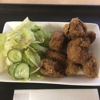 ソイミート唐揚 deep fried soy meat  at Yume-an ゆめ庵 in Tokyo