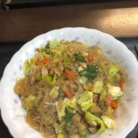 Glassnoodles with vegetables at Yume-an ゆめ庵 in Tokyo