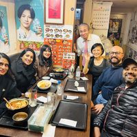 Group pic with the owners   at Yume-an ゆめ庵 in Tokyo