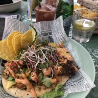 Toast vegan kipshoarma at Brunchbar in Heerlen