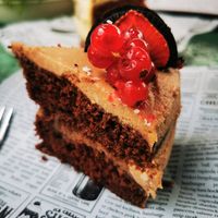 Choco cake. Lekker. 😁 at Brunchbar in Heerlen