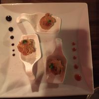 Lentil dumplings  at Coppers in Hythe