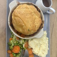 Vegan pie with pastry top.   at PIE in Lagos