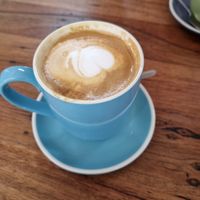 Sipped soy fw at Green Bean Cafe in Corowa