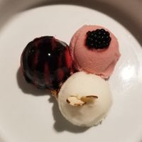 The sorbet trio at Pizza Verde in Fort Worth