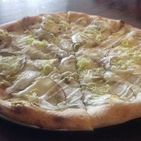 Potato and Leek Pizza at Pizza Verde in Fort Worth