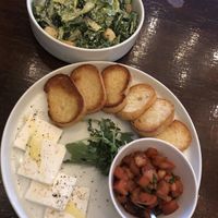 Cesar Salad & Bruschetta   at Pizza Verde in Fort Worth