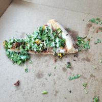 all that is left. verde pizza at Pizza Verde in Fort Worth