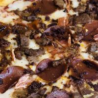 Meat lovers  at Pizza Verde in Fort Worth