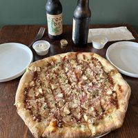 Vegan BBQ Pizza  at Pizza Verde in Fort Worth