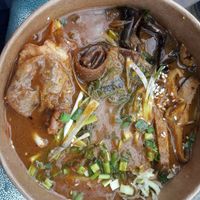 Vegan ramen at Cudo Vegan Sushi in Poznan