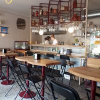 Inside at Cudo Vegan Sushi in Poznan