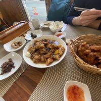 The spread  at Soban Vegan 소반 비건식당 in Busan