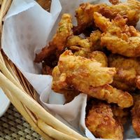 The amazing soy chicken at Soban Vegan 소반 비건식당 in Busan