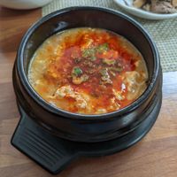 Spicy tofu soup (5*) at Soban Vegan 소반 비건식당 in Busan