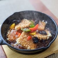 Vegan Nurungji Tangsu at Soban Vegan 소반 비건식당 in Busan