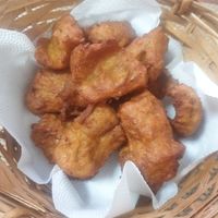 Soy chicken - 7/10 it had an interesting kinda bhaji batter with nice spices and flavouring as well as unique texture similar to oyster mushrooms at Soban Vegan 소반 비건식당 in Busan