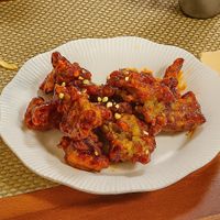 Kangjeong vegan soy chicken  at Soban Vegan 소반 비건식당 in Busan