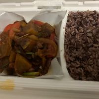 Pumpkin dish with rice. Excellent    at Shanti Lodge Restaurant in Phuket