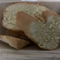 Olive oil garlic bread. A bit dry and hard but not bad    at Shanti Lodge Restaurant in Phuket