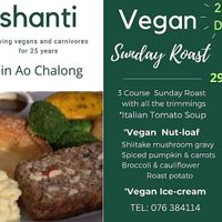 Sunday roast  at Shanti Lodge Restaurant in Phuket
