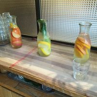 Flavored water at Mr. Farmer - Setagaya in Tokyo