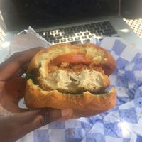 Chicken Sandwich at My Mama's Vegan in Baltimore