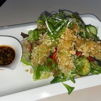Crispy Shrimp Salad 
(Menu was in German so I don’t know the name at Vevi in Vienna